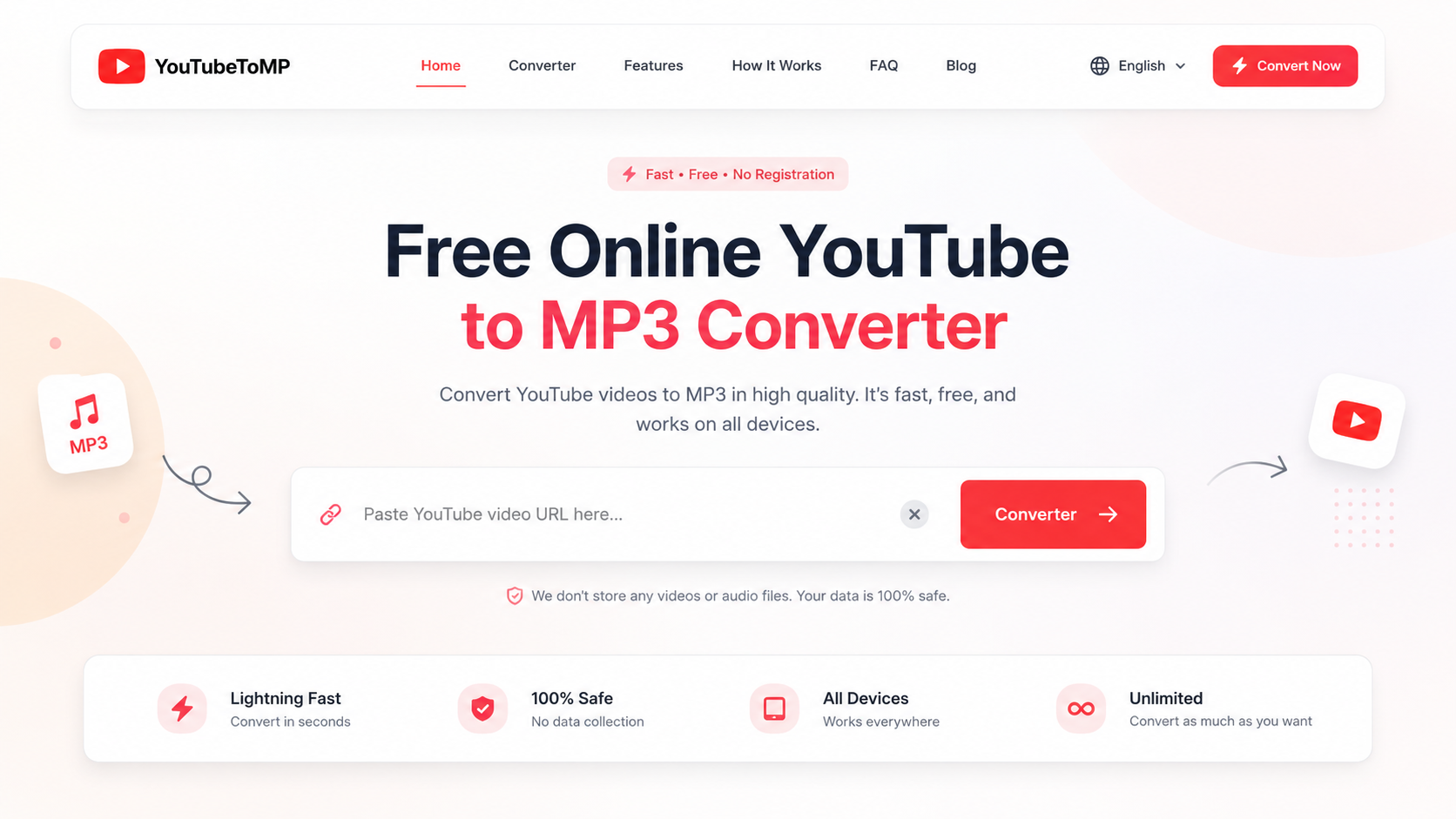 Convert YouTube Video to MP3 Online Free | YouTubeToMP