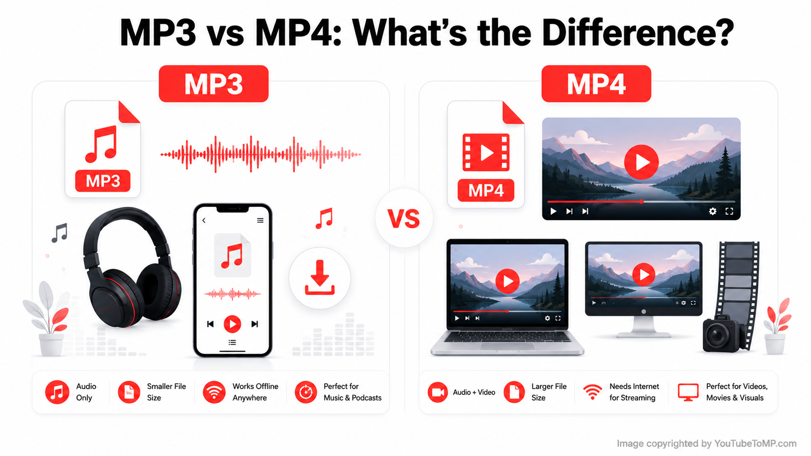 MP3 vs MP4